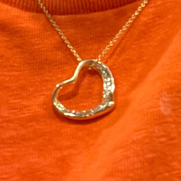 Tiffany open heart /diamonds - Picture 1 of 3